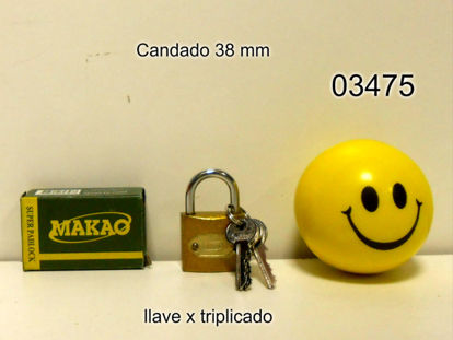 Imagen de CANDADO MAKAO 38MM 8.24